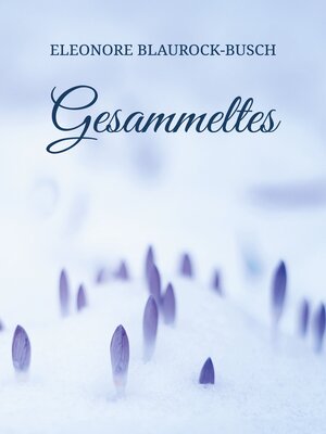 cover image of Gesammeltes
